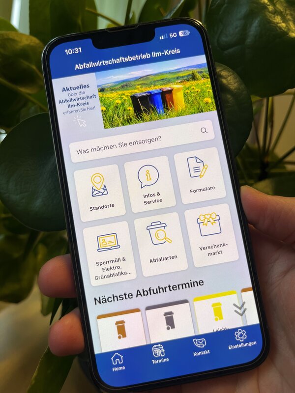 Bild vergr&ouml;&szlig;ern: Foto Handy mit neuer App